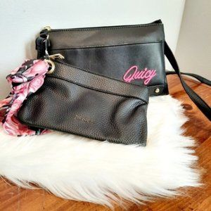 Juicy Couture Black in Bloom Crossbody Bag - NWT